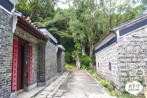 圓墩古村|【荃灣的秘密花園】無敵大大大草地＋客家小村落 圓墩村古蹟影。